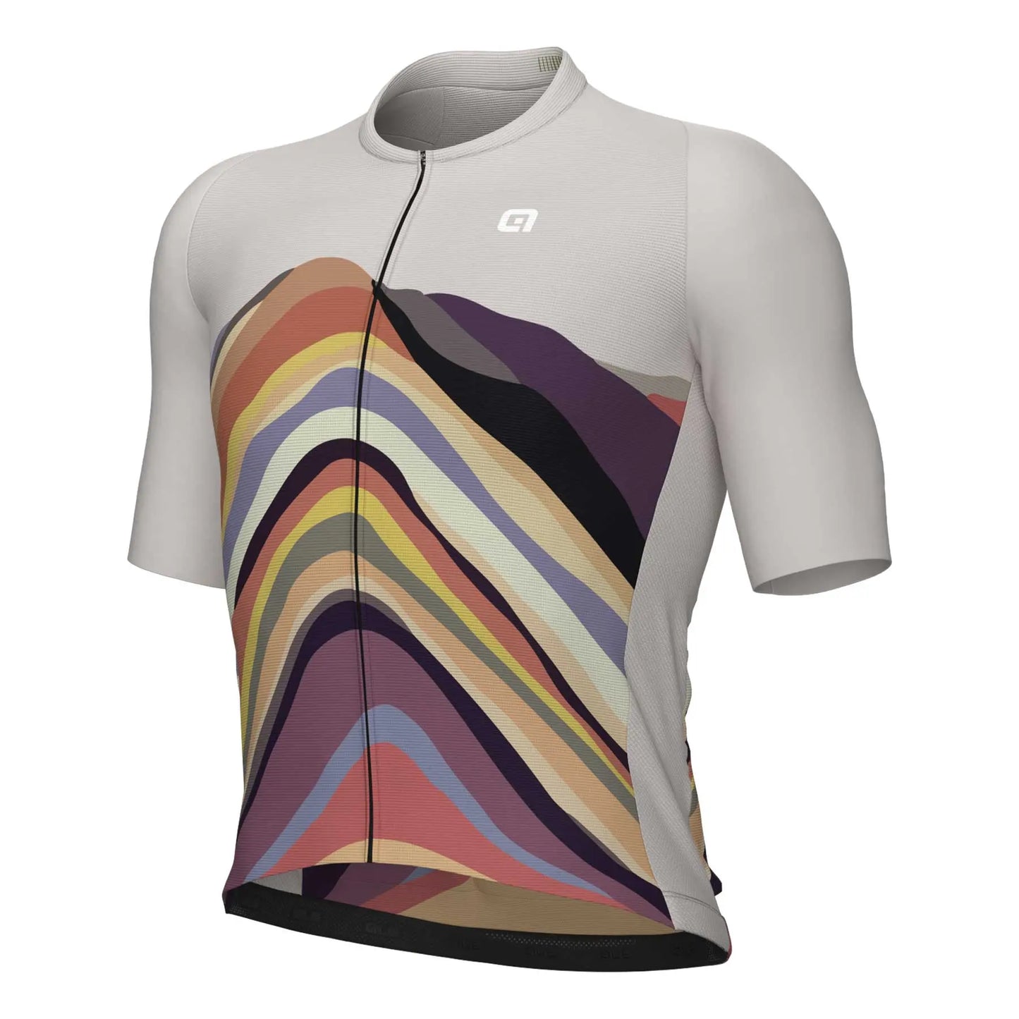 Maglia Alé PR.E Rainbow manica corta beige grigio-blu