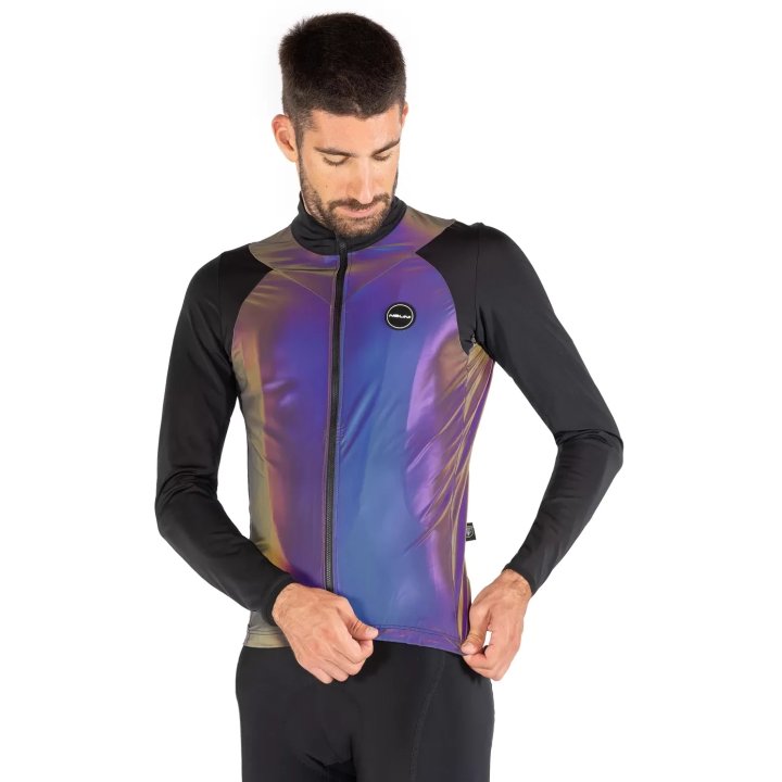 Nalini Giacca Ciclismo Uomo - Coleottero - nero/grigio 4000