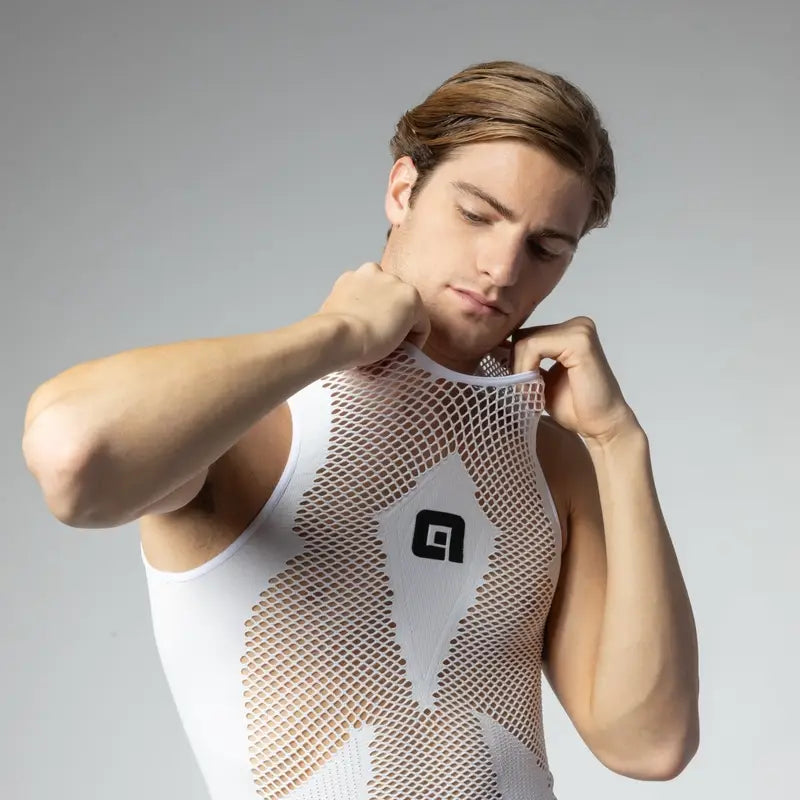 Alé  Maglia Intima Smanicata S1 Summer Bianco Taglia S/M