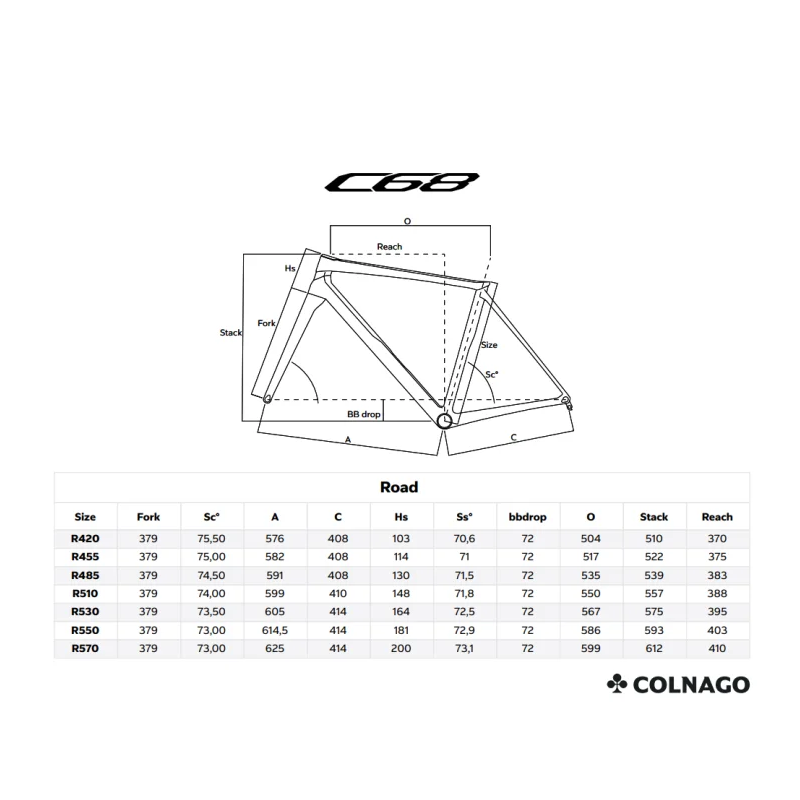 Colnago C68 Road HRRD - SHIMANO DURA ACE 9200 - SHIMANO DURA ACE C50