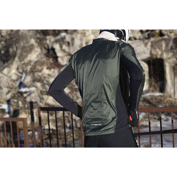 Nalini Giacca a Vento Uomo - Scirocco - army green 4400